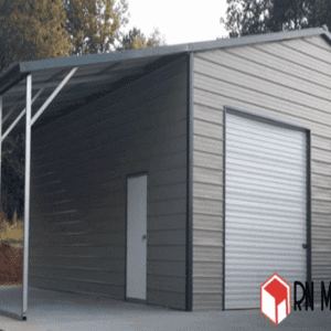 Metal Garage 30x30x12 With 10x31x9 Lean To