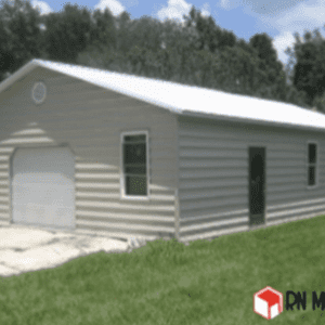 Metal Garage 24x61x10