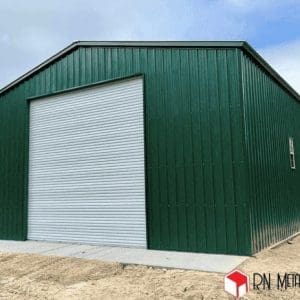 Metal Garage 26x61x12 vertical walls