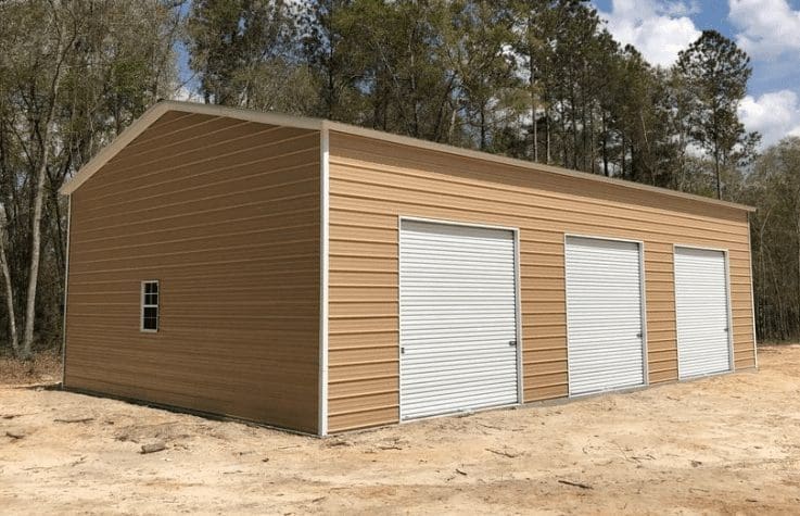 Metal Garage 30x41x12 | RN METAL BUILDINGS