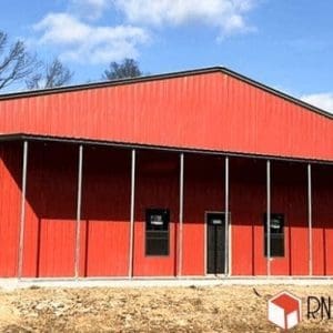 50x61x16 with a 10x151x10 open lean-to