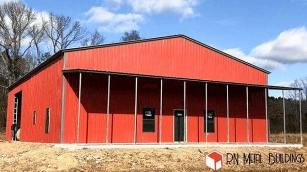 50x61x16 with a 10x151x10 open lean-to